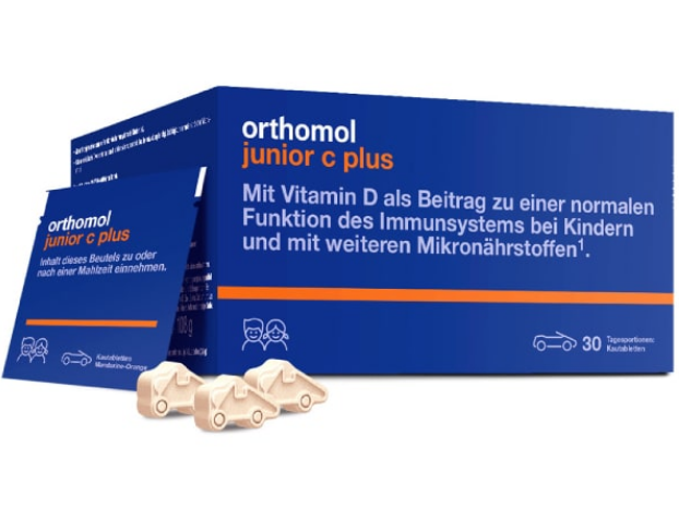 Orthomol, Junior C plus, 90 Chewable Tablets