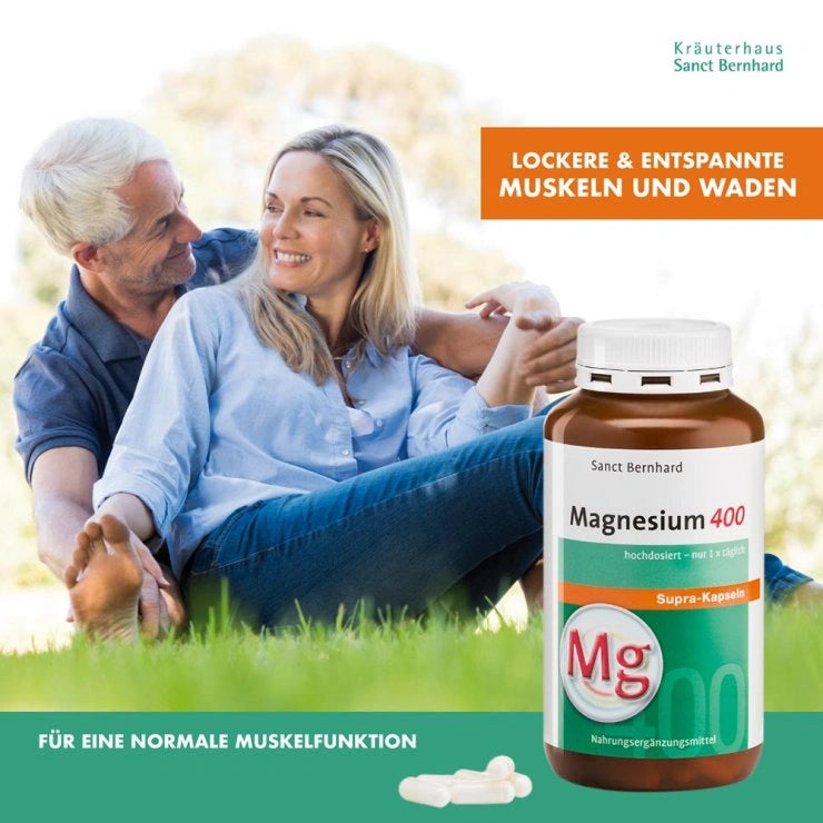 Sanct Bernhard Magnesium 400 supra Capsules · 300 capsules
