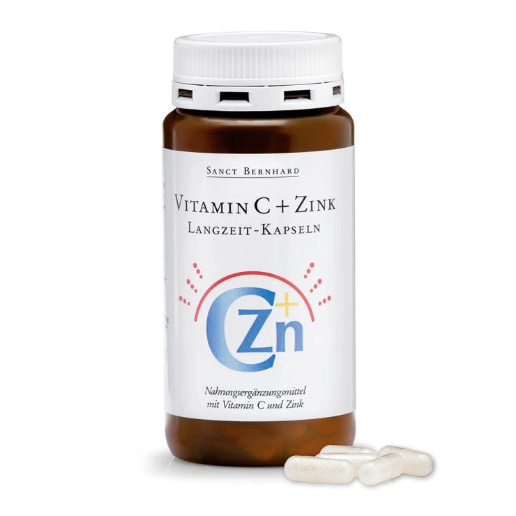 Sanct Bernhard Vitamin C + Zinc Slow Release Capsules