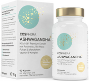 Cosphera Ashwagandha+ capsules high dose with rhodiola rosea extract