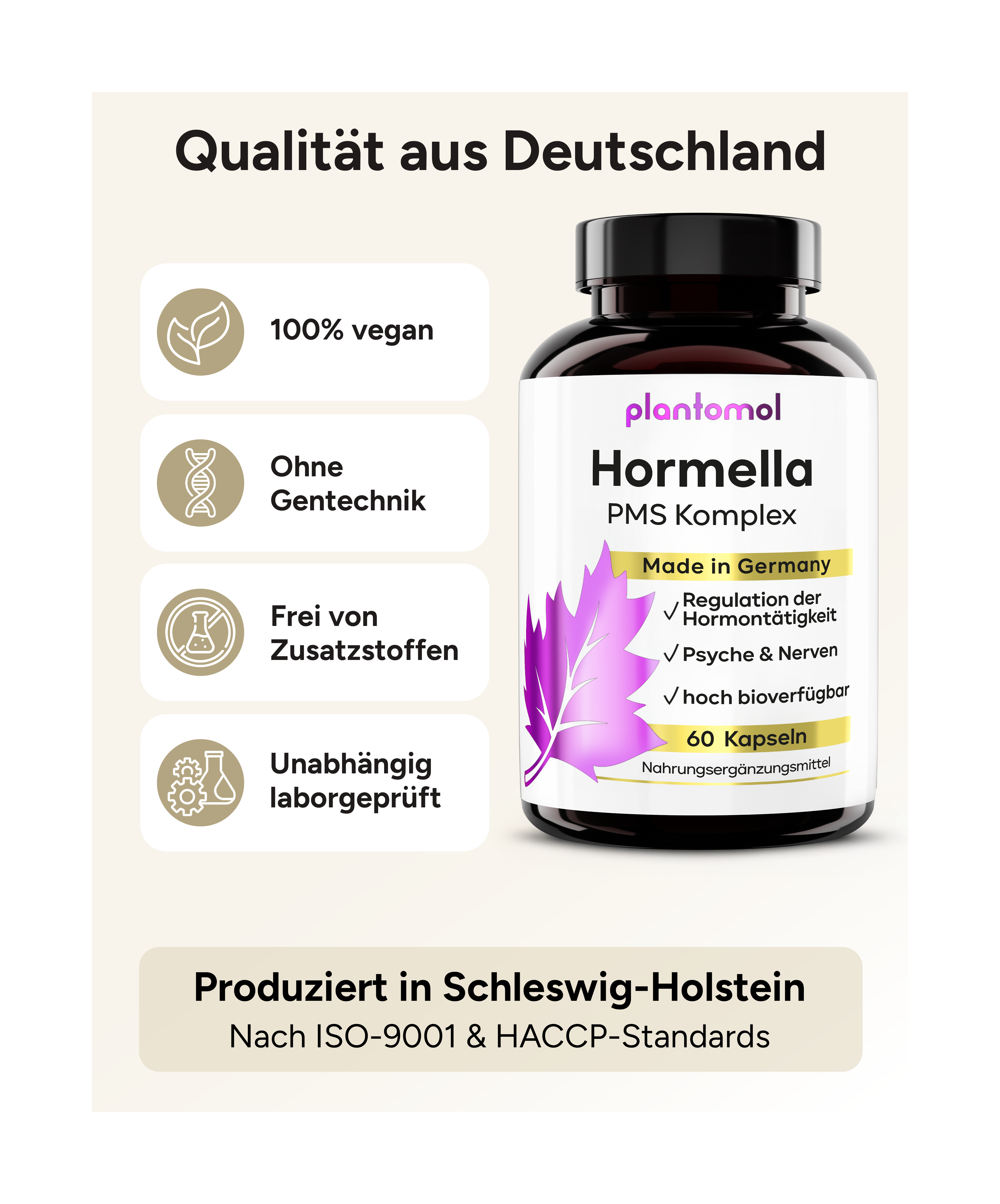 Hormella PMS Komplex - Myo-Inositol, Mönchspfeffer und OPC
