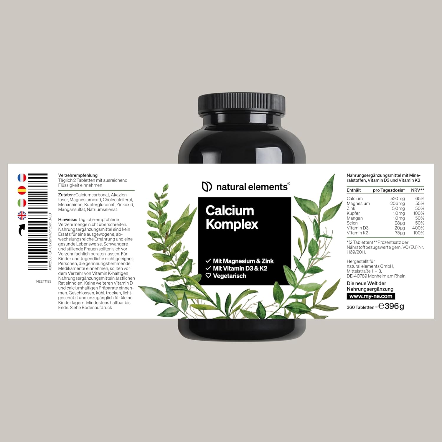 Calcium Complex with Magnesium & Zinc