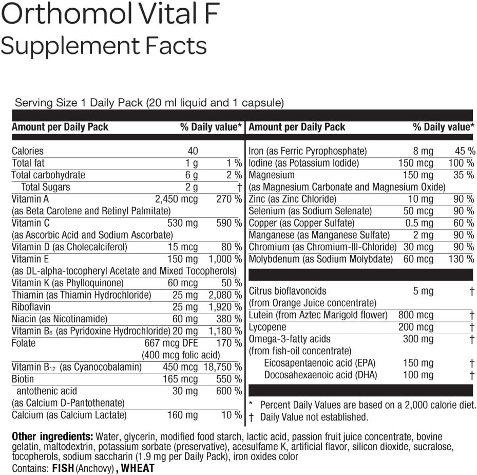 Orthomol Vital F