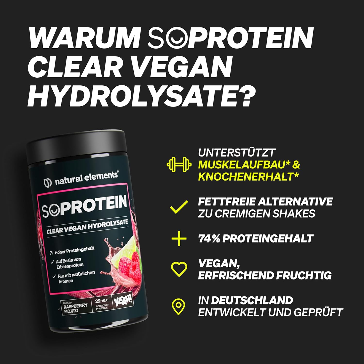 SoProtein Clear Vegan Hydrolysate