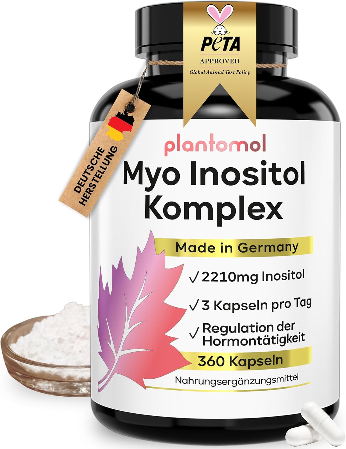 بلانتومول مكمل غذائي ماي إينوزيتول (90 كبسولة)