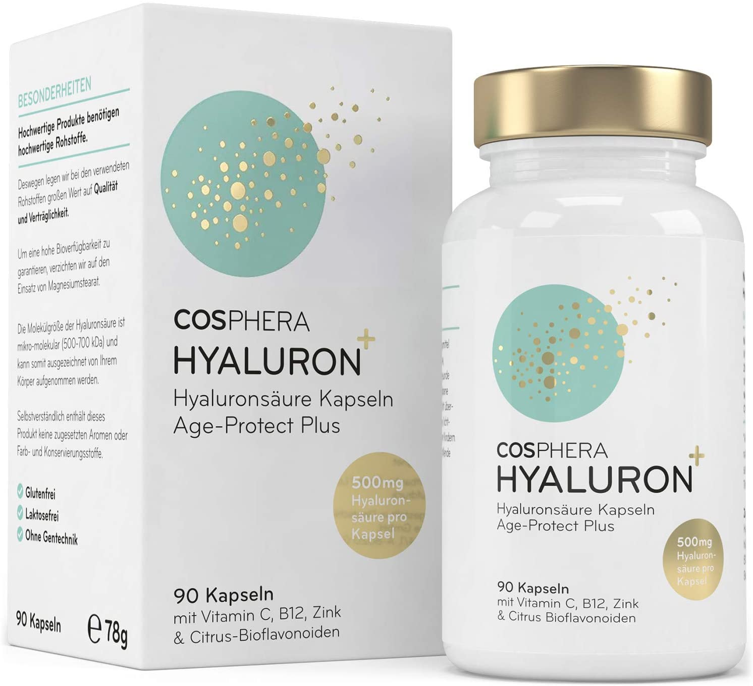 Cosphera Hyaluronic acid Capsules high dose with 500mg