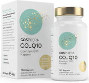 Cosphera Coenzyme Q10 - High Dose with 250mg per Capsule 120 Vegan Capsules.