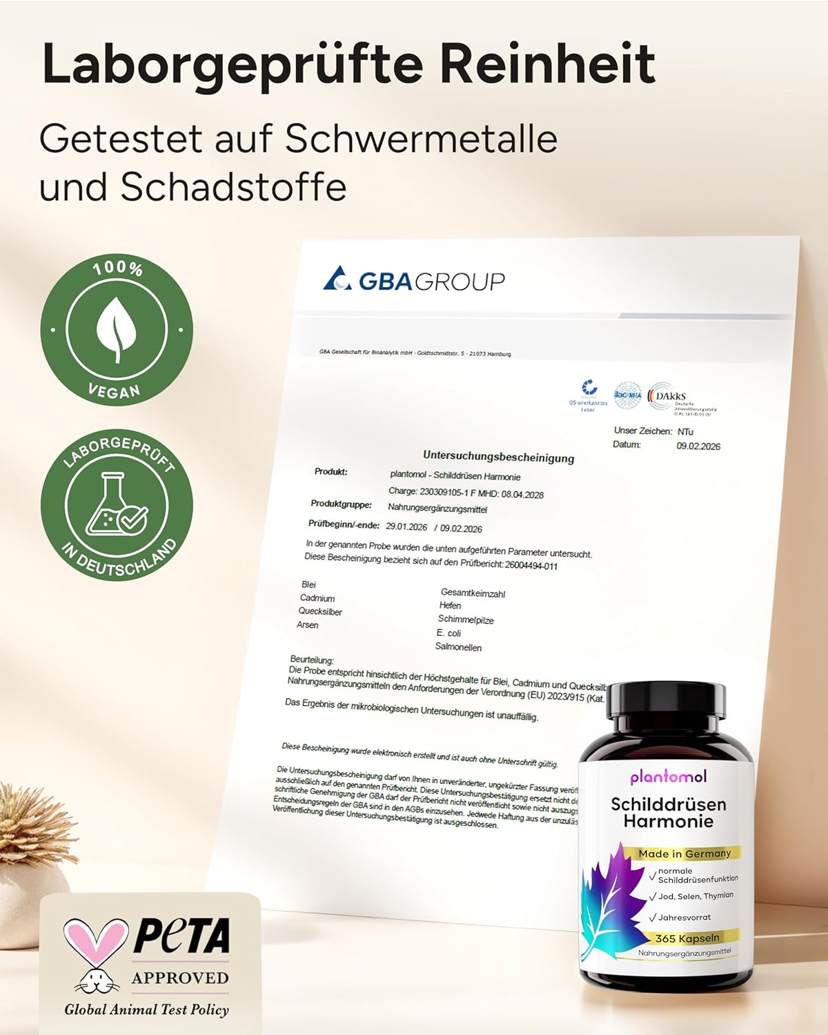 بلانتومول تناغم الغدة الدرقية (365 كبسولة)