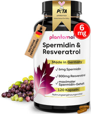 بلانتومول سبيرميدين وريسفيراترول 120 كبسولة