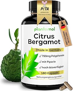 بلانتومول برغموت الحمضيات 180 كبسولة