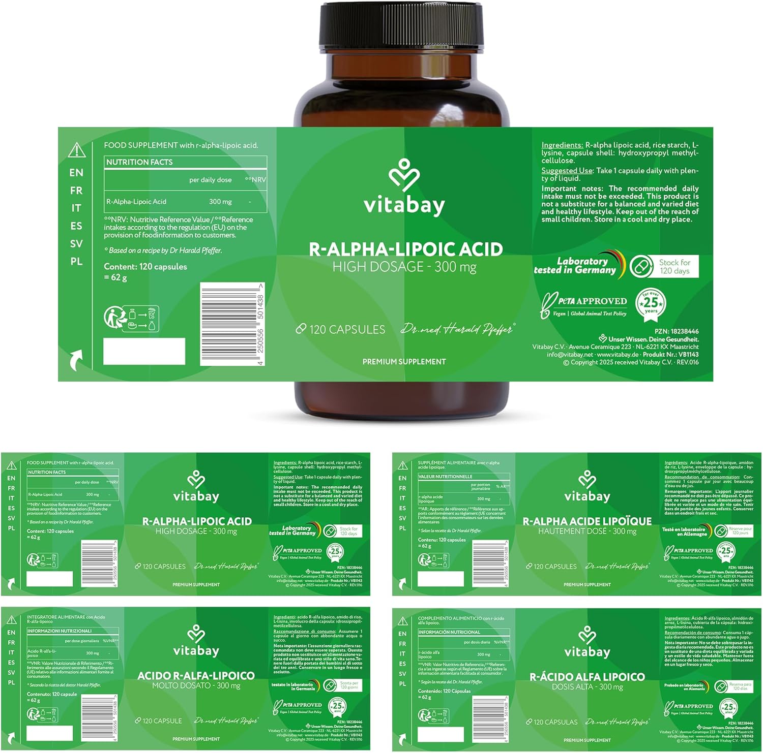 Vitabay R-Alpha-Lipoic Acid