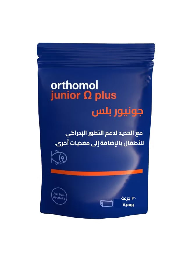Orthomol junior Omega plus 30 daily portions with 3 x 30 toffees.