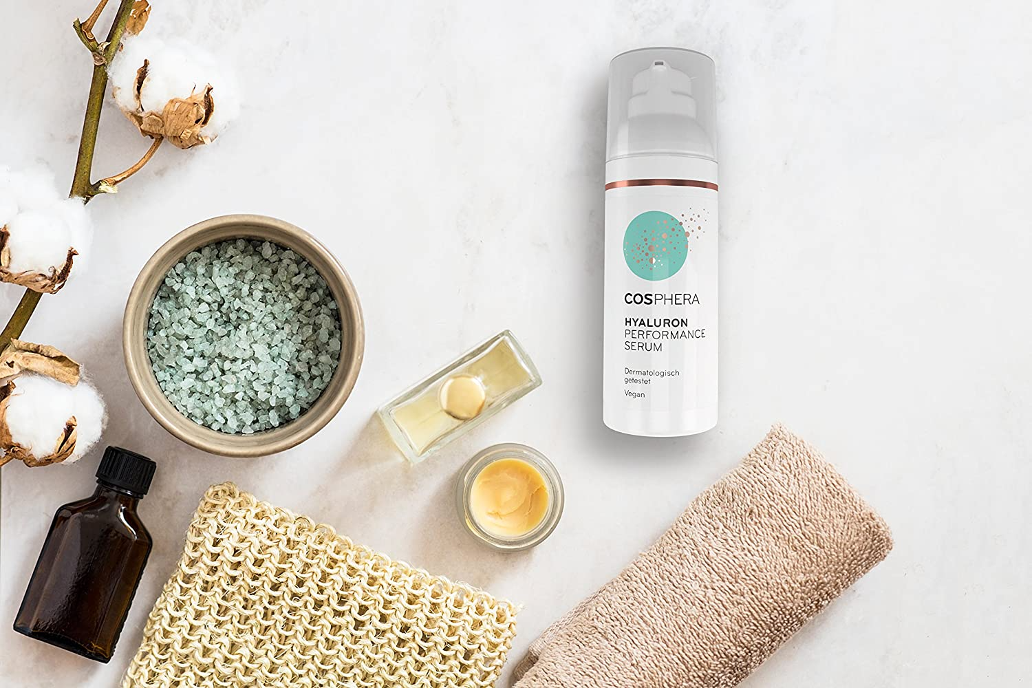 Cosphera Hyaluron Performance High Dose Vegan Anti-Wrinkle Moisturizing Treatment Serum Hyaluronic Acid Concentrate Gel