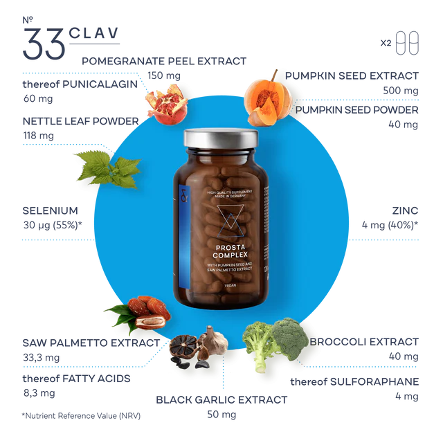 Clav Health N°33 PROSTA COMPLEX