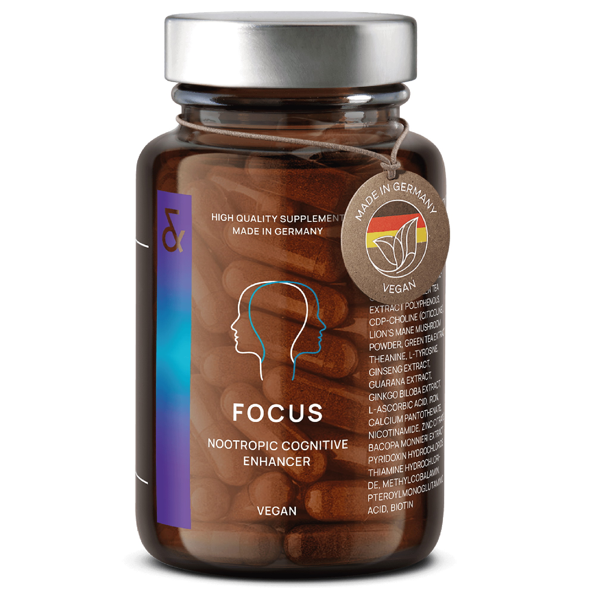 Focus Cognitive Enhancer - 60 Capsules