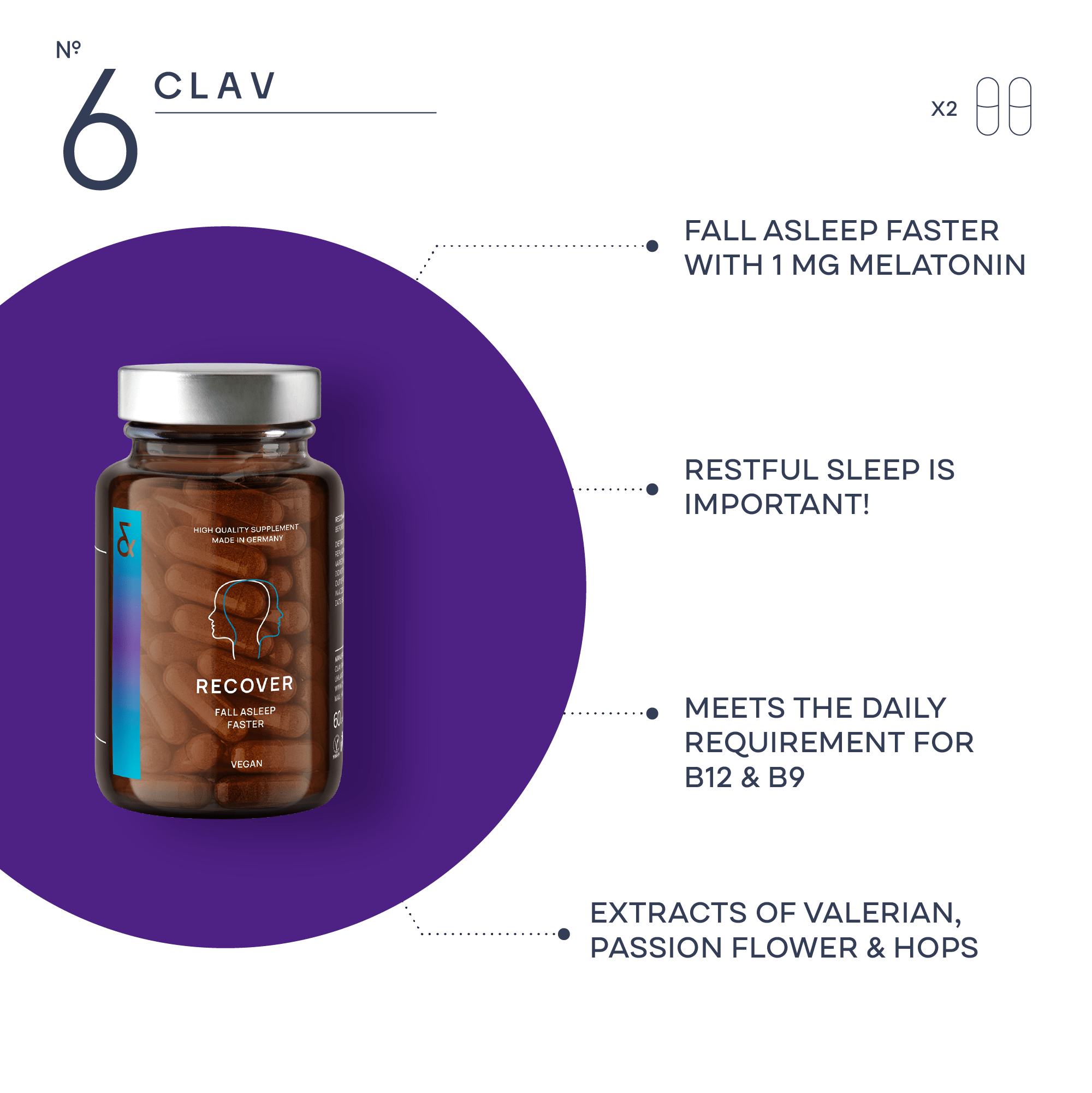 RECOVER | Fall asleep Faster with Melatonin