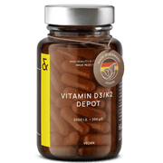 Vitamin D3 K2 | with 5000 I.U. D3 + 200mcg K2