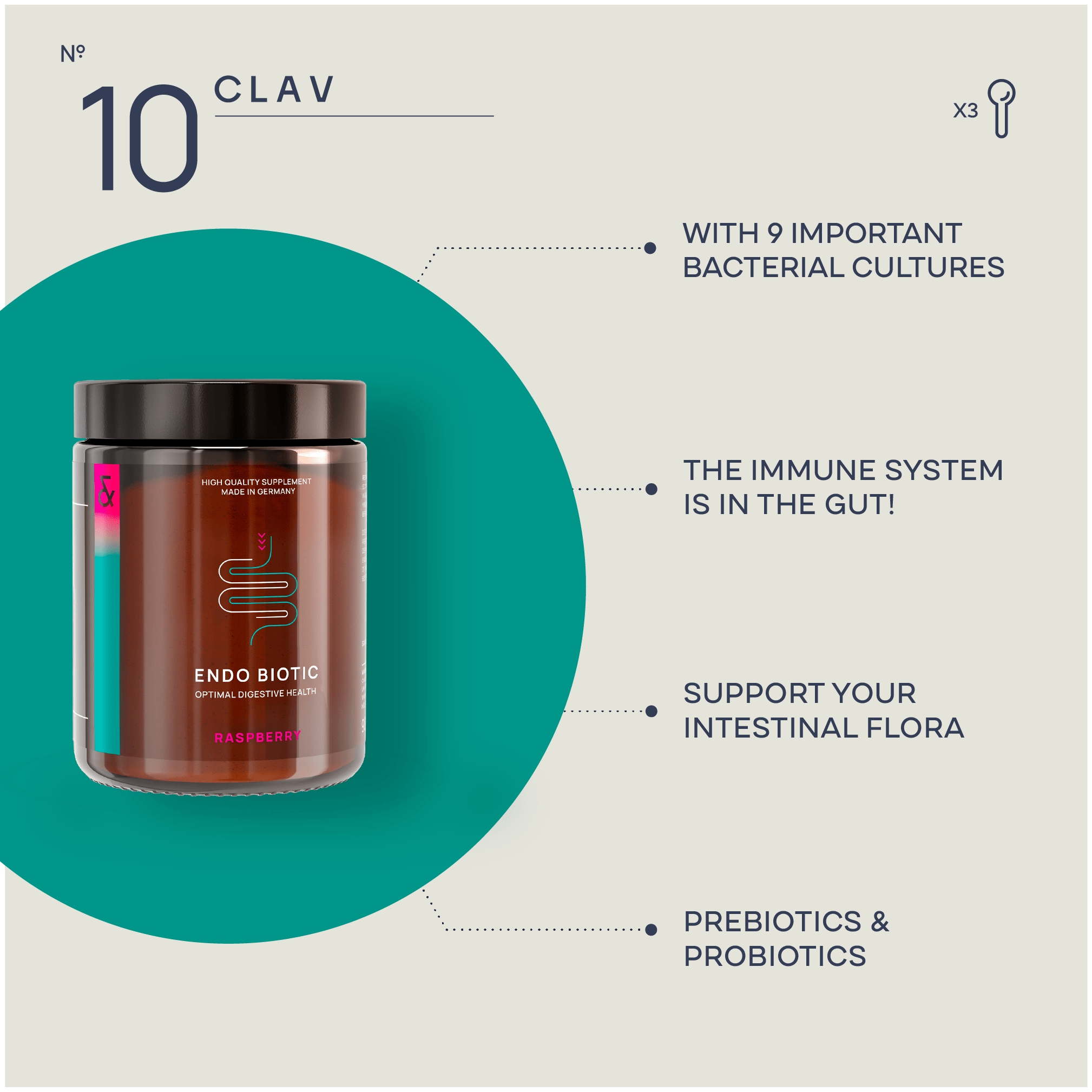 ENDO BIOTIC | Probiotic Drink Powder