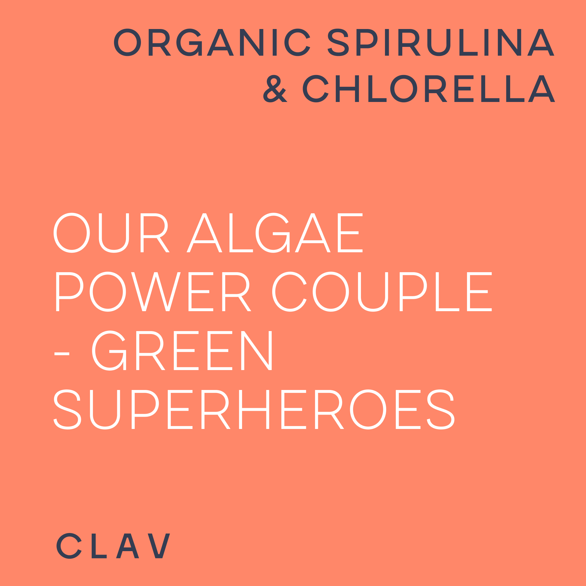 Organic Spirulina and Chlorella