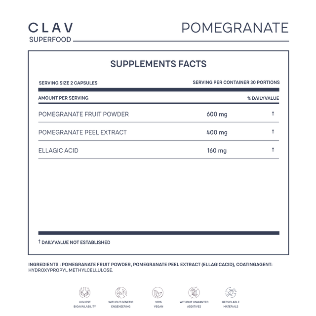 Clav Health POMEGRANATE
