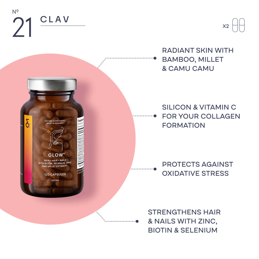 Clav Health Glow Vitamins for Hair