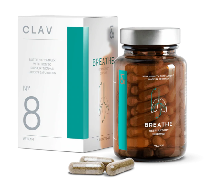 Clav Health Breathe Improve Oxygen Transport