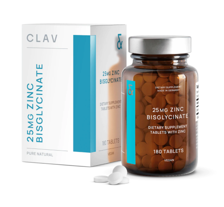 Clav Health Zinc-Bisglycinat