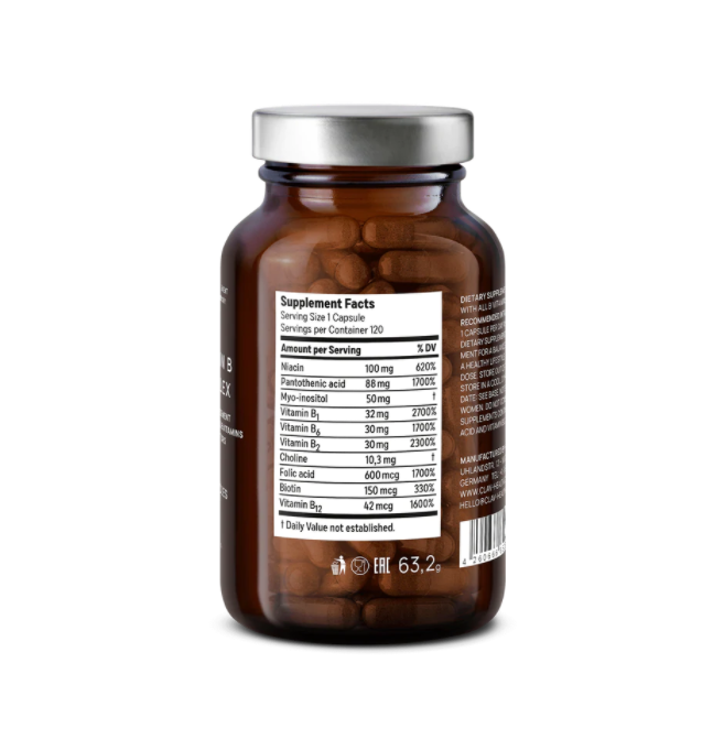 Clav Health Vitamin B Complex