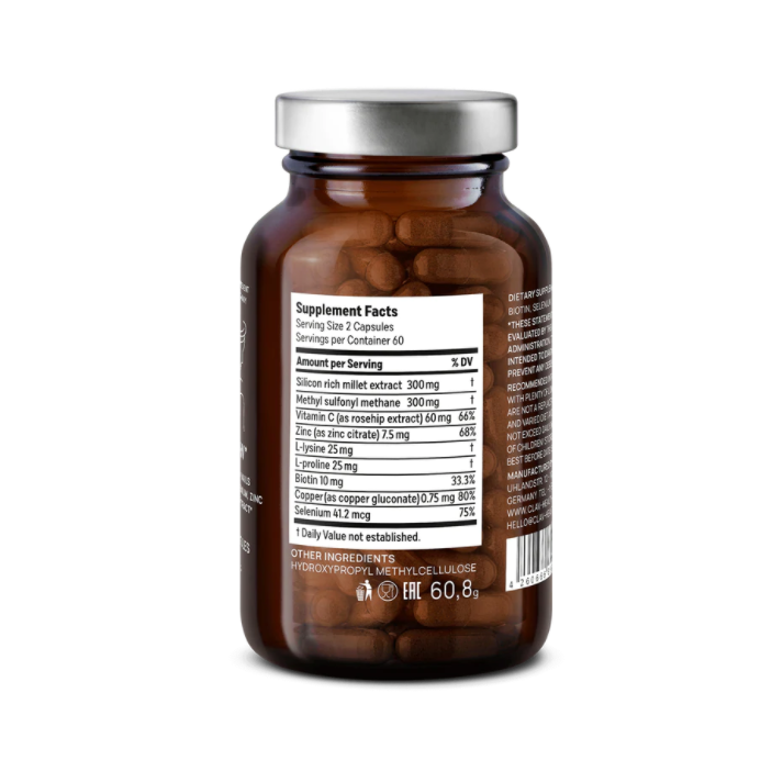Clav Health Glow Vitamins for Hair