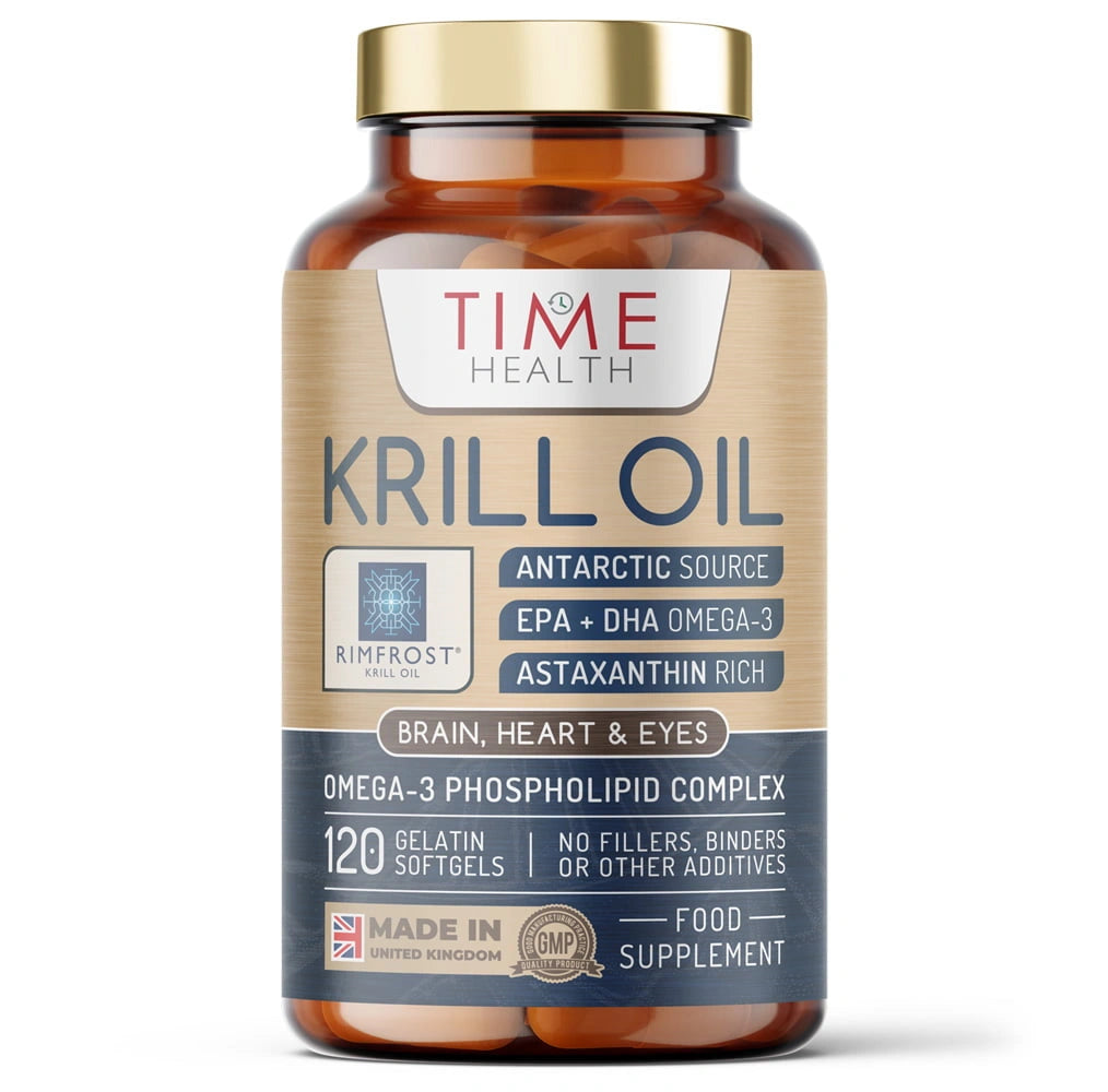 Time Health Antarctic Krill Oil Capsules Premium Brand
