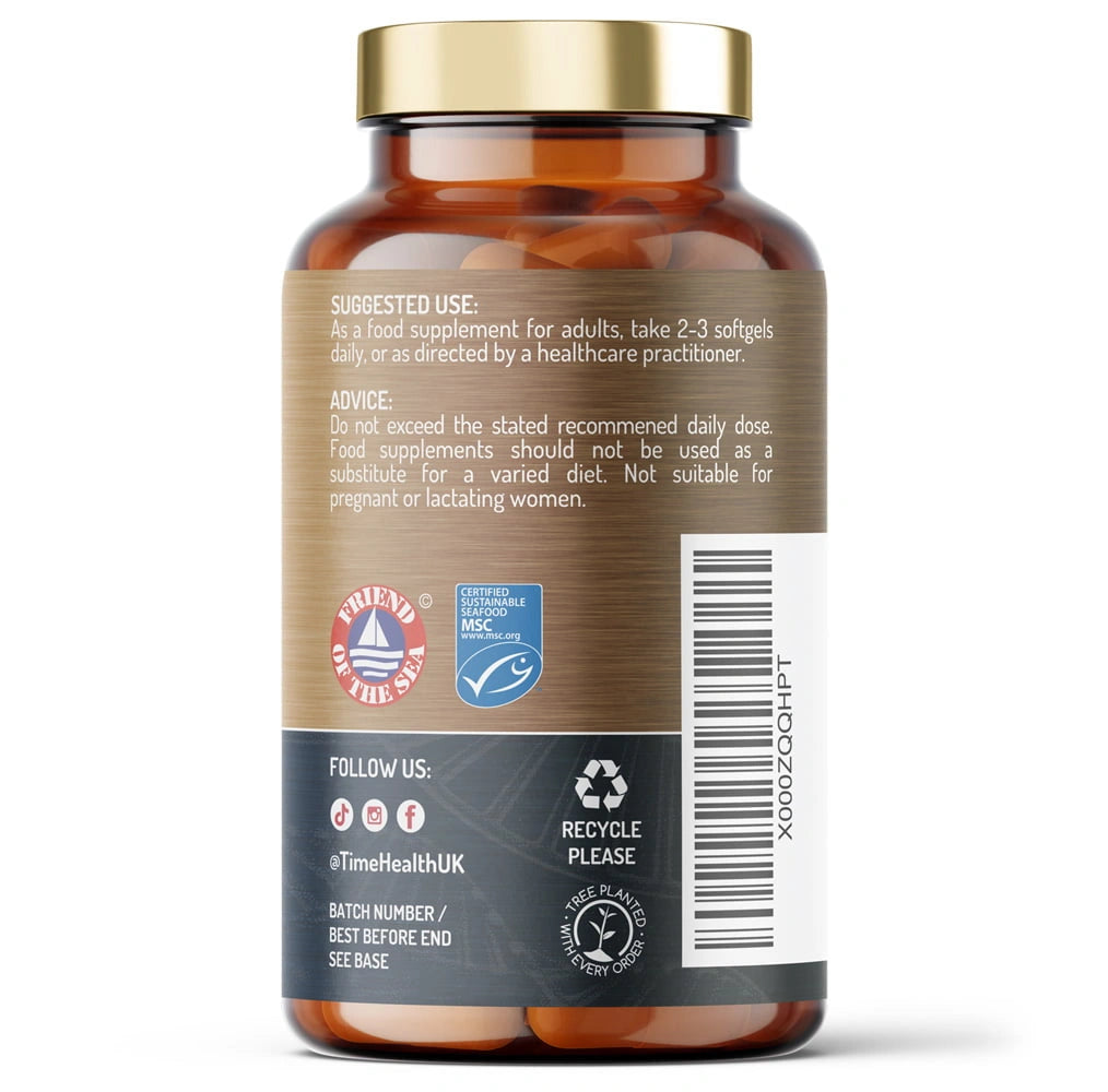 Time Health Antarctic Krill Oil Capsules Premium Brand