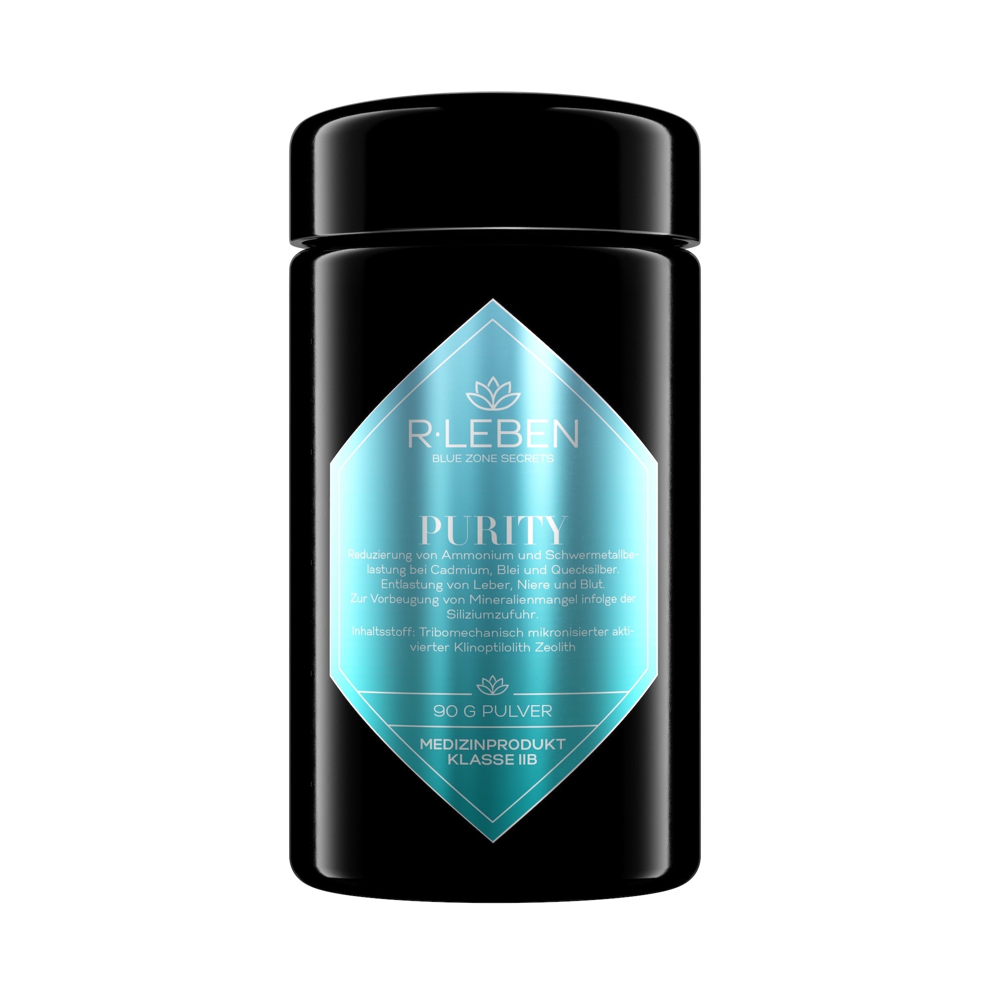 Purity - Medizinprodukt - 90g veganes ZEOLITH Pulver - Entgiftung und Vorbeugung