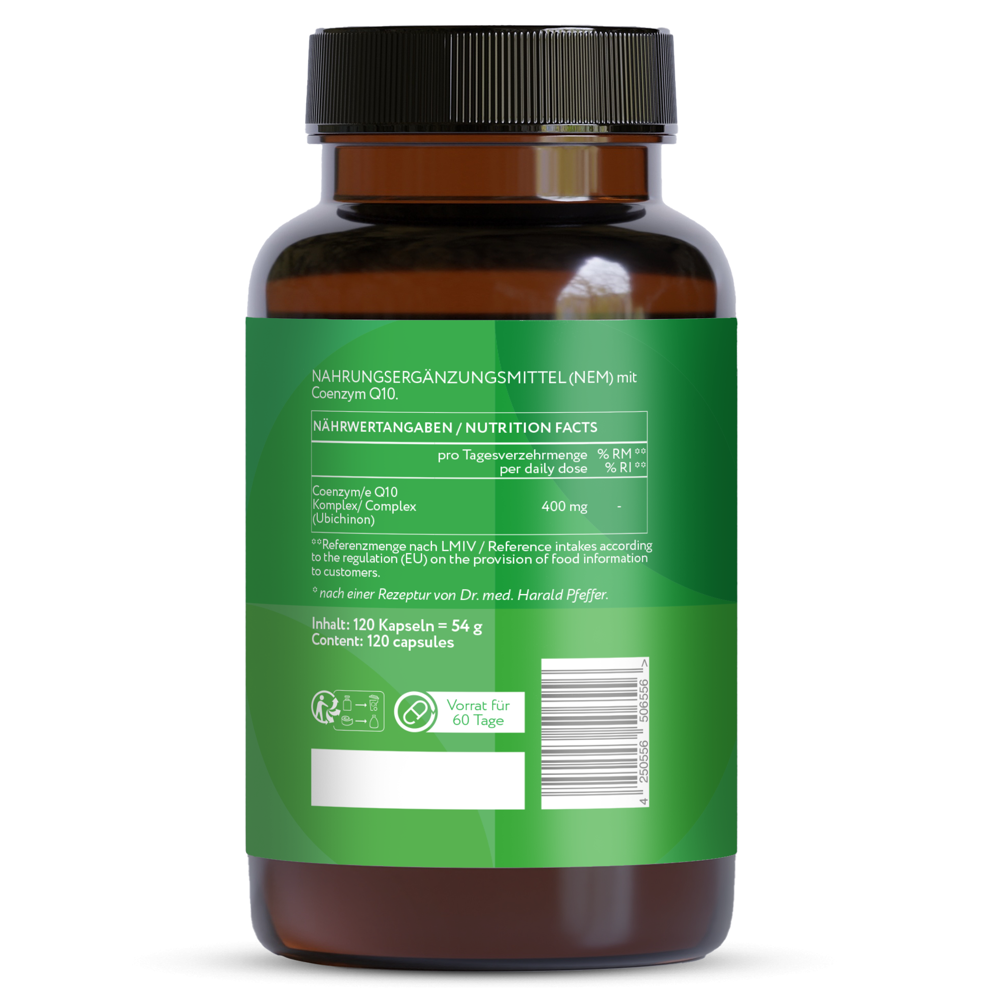 Coenzyme Q10 Depot 200 mg - 120 Vegan Capsules