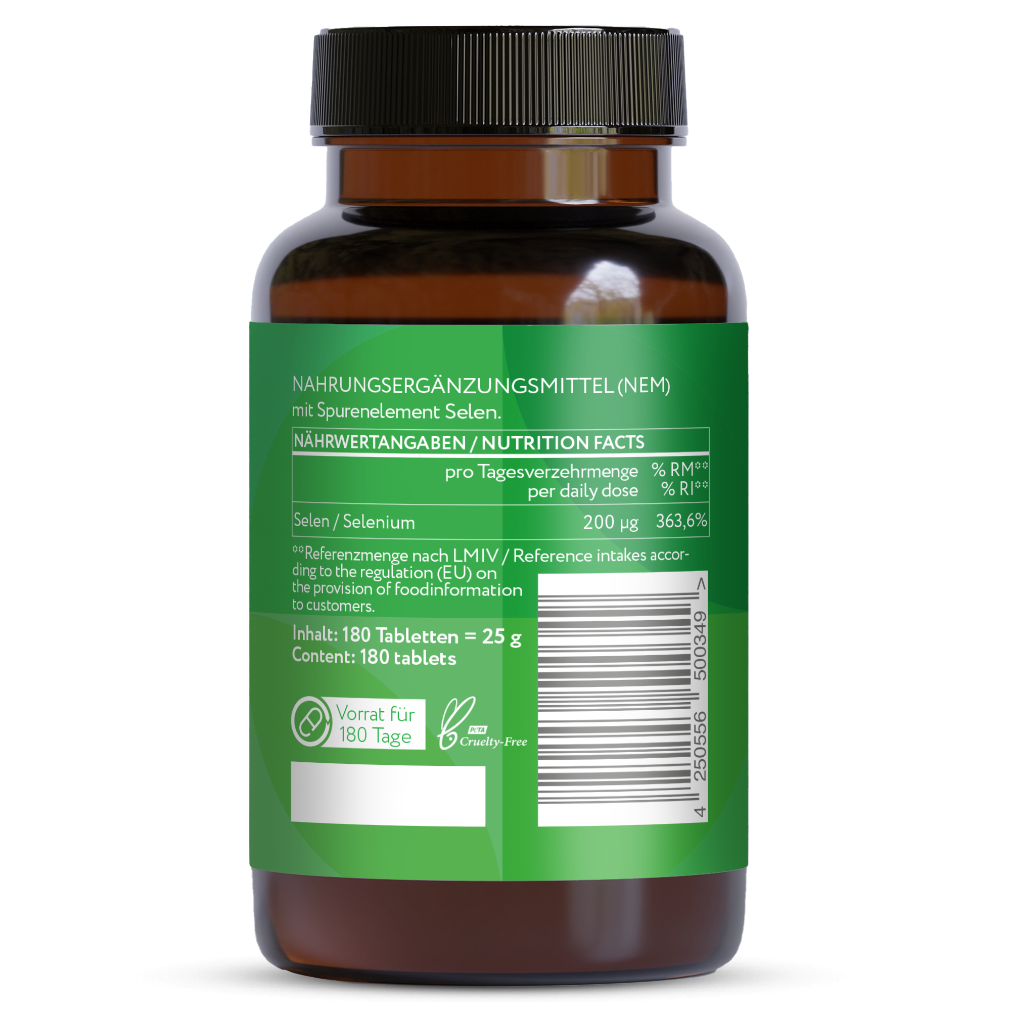 Selenium 200 mcg - Vegan Tablets