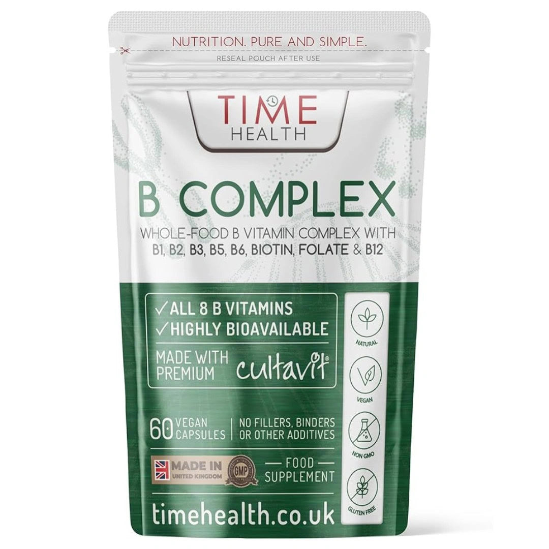 Time Health B Complex Whole Food Plant Based Cultavit
