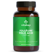 Folsäure - Folic Acid - 1000 mcg - 240 vegane Tabletten