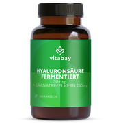Hyaluronsäure fermentiert mit Granatapfelkern 250 mg - 240 Kapseln