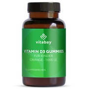 Vitamin D3 1000 IE - Vegane Gummibärchen für Kinder