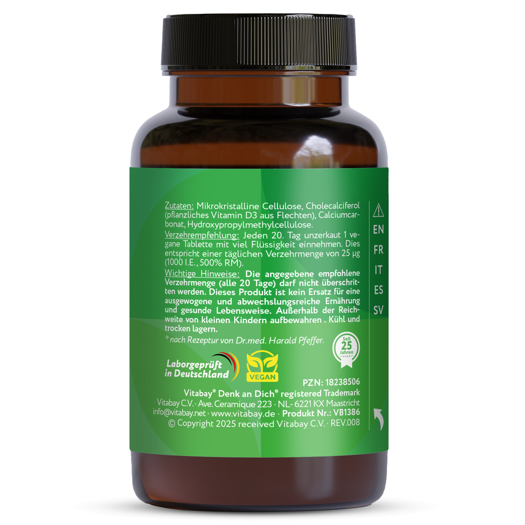 Vitamin D3 Depot 20.000 I.E. - vegane Tabletten