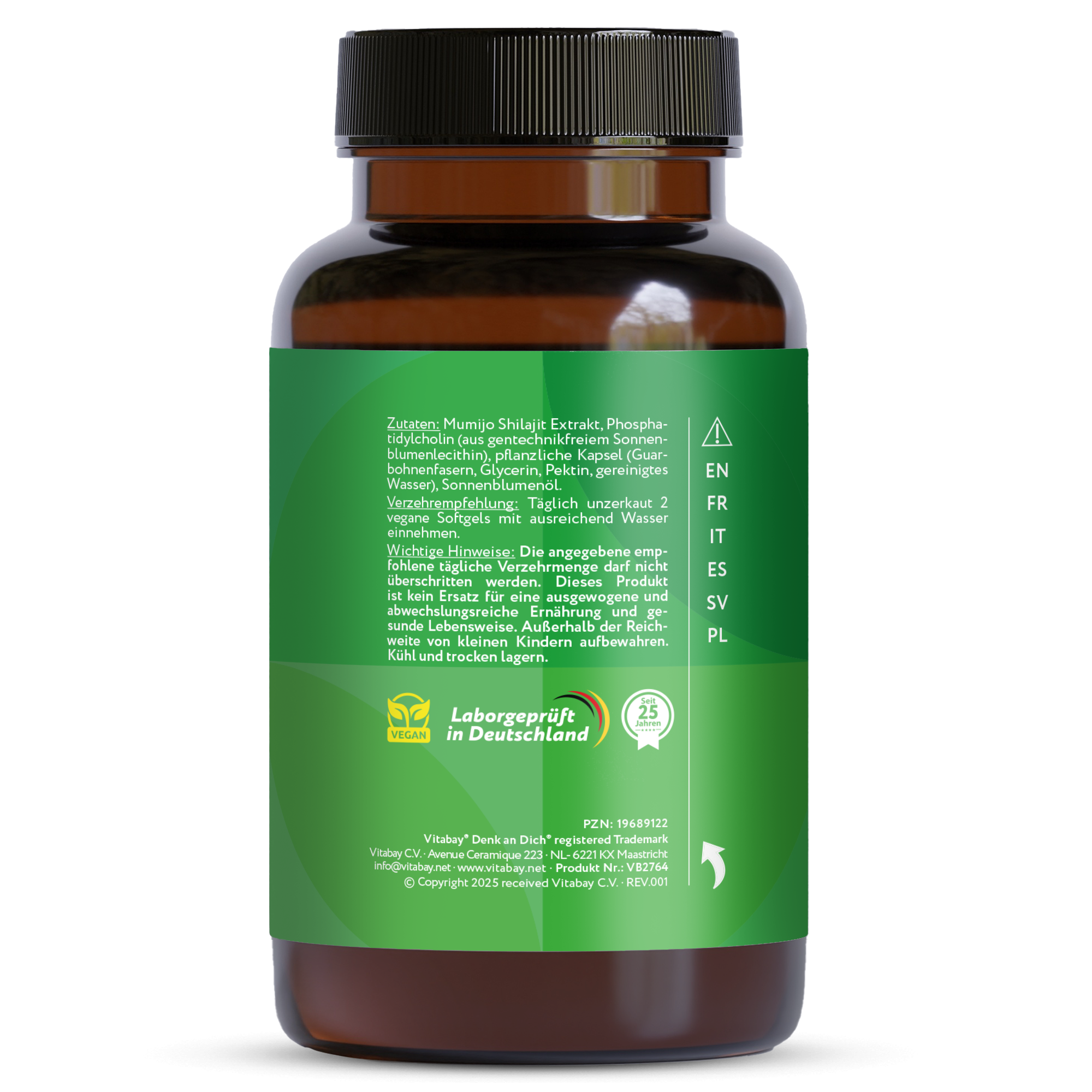 Liposomales Mumijo Shilajit – 120 Kapseln 2000 mg hochdosiert