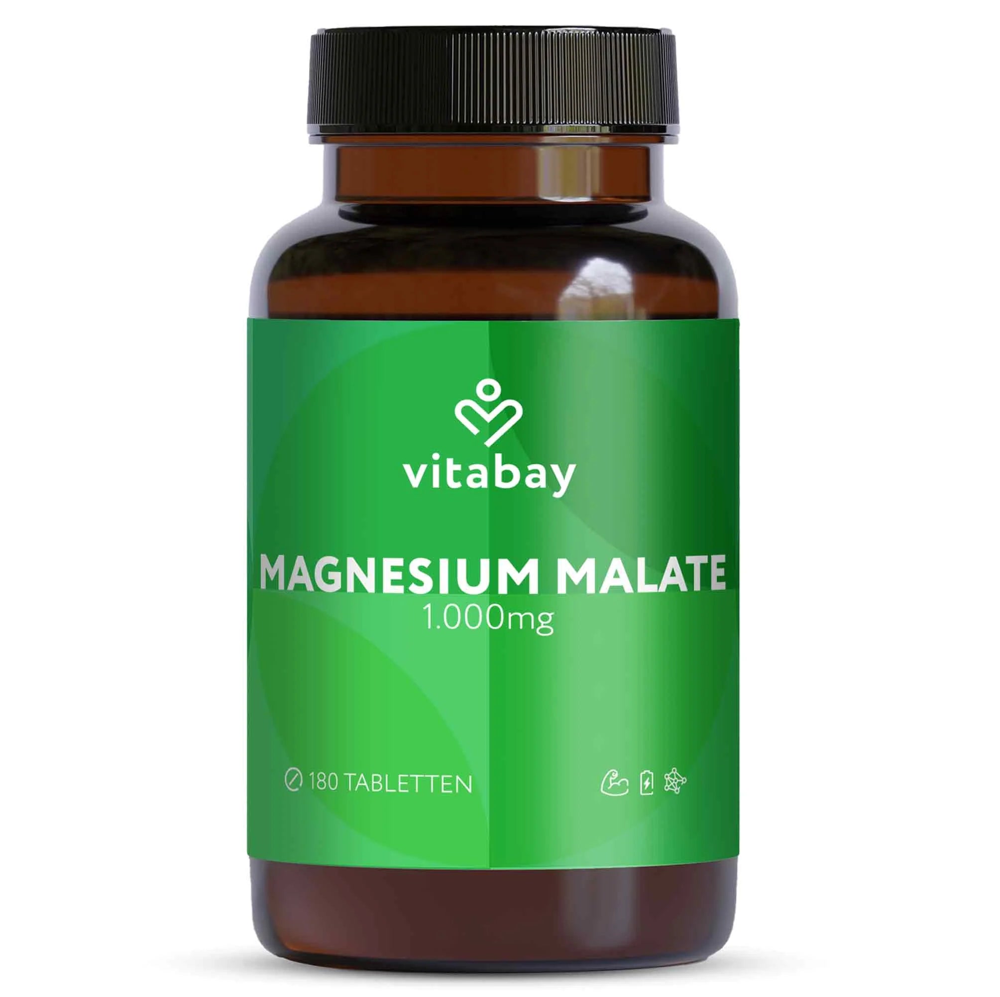 Vitabay Magnesium Malate 1000mg - 180 vegan tablets