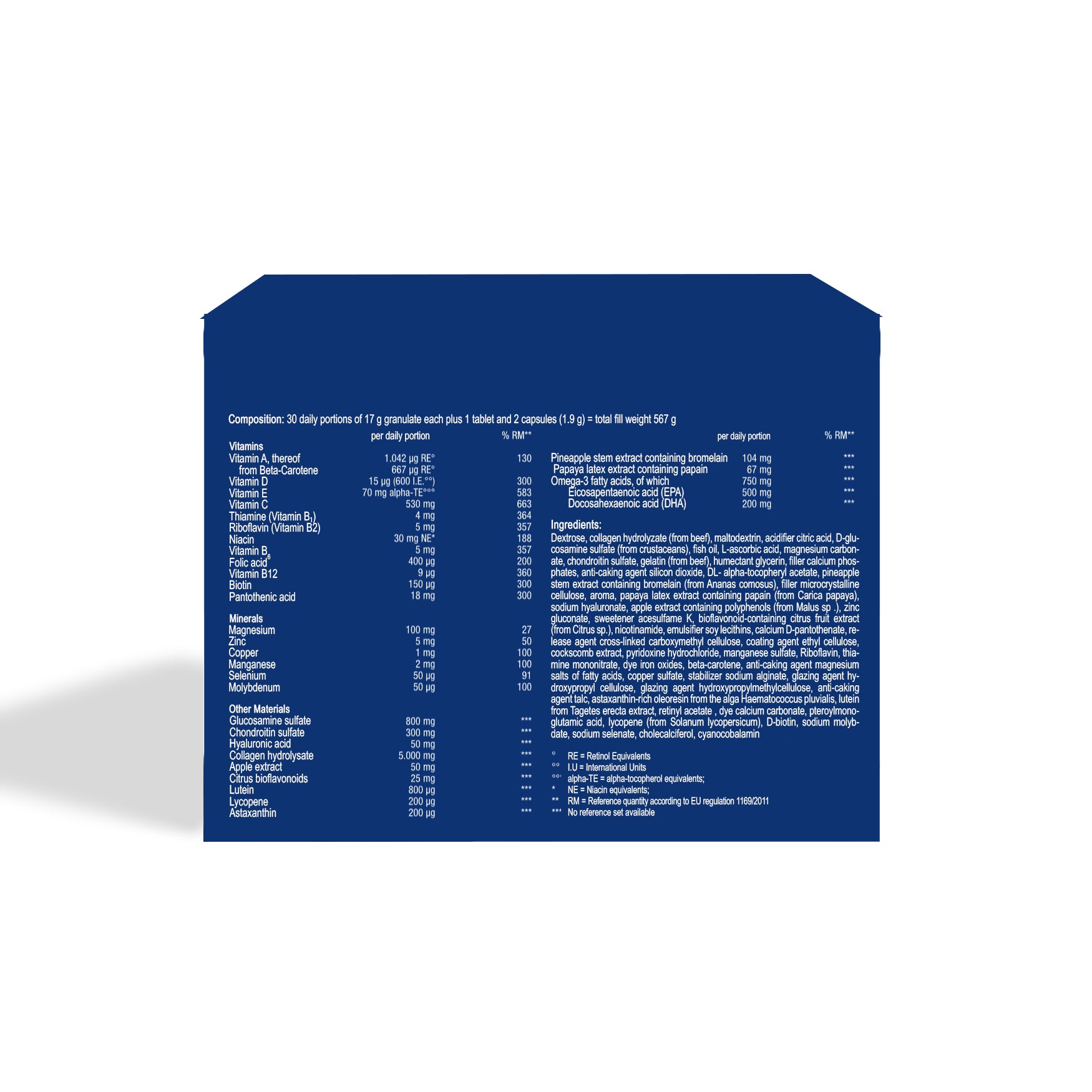 Orthomol, Tendo, 15 Granules/tablets