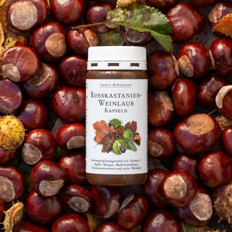 Sanct Bernhard Horse Chestnut Vine Leaf Capsules