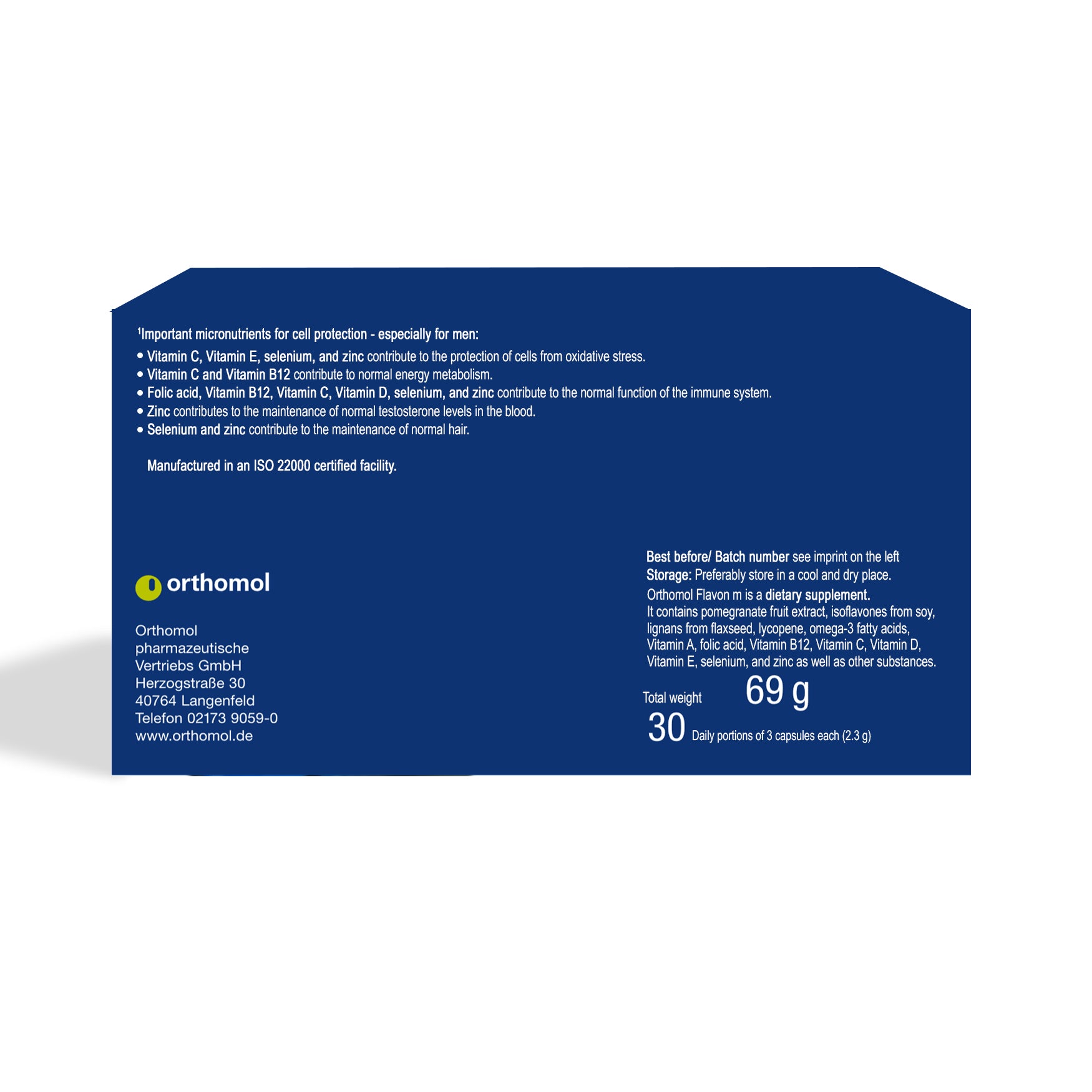 Orthomol, Flavon M, 30 Portion Capsules