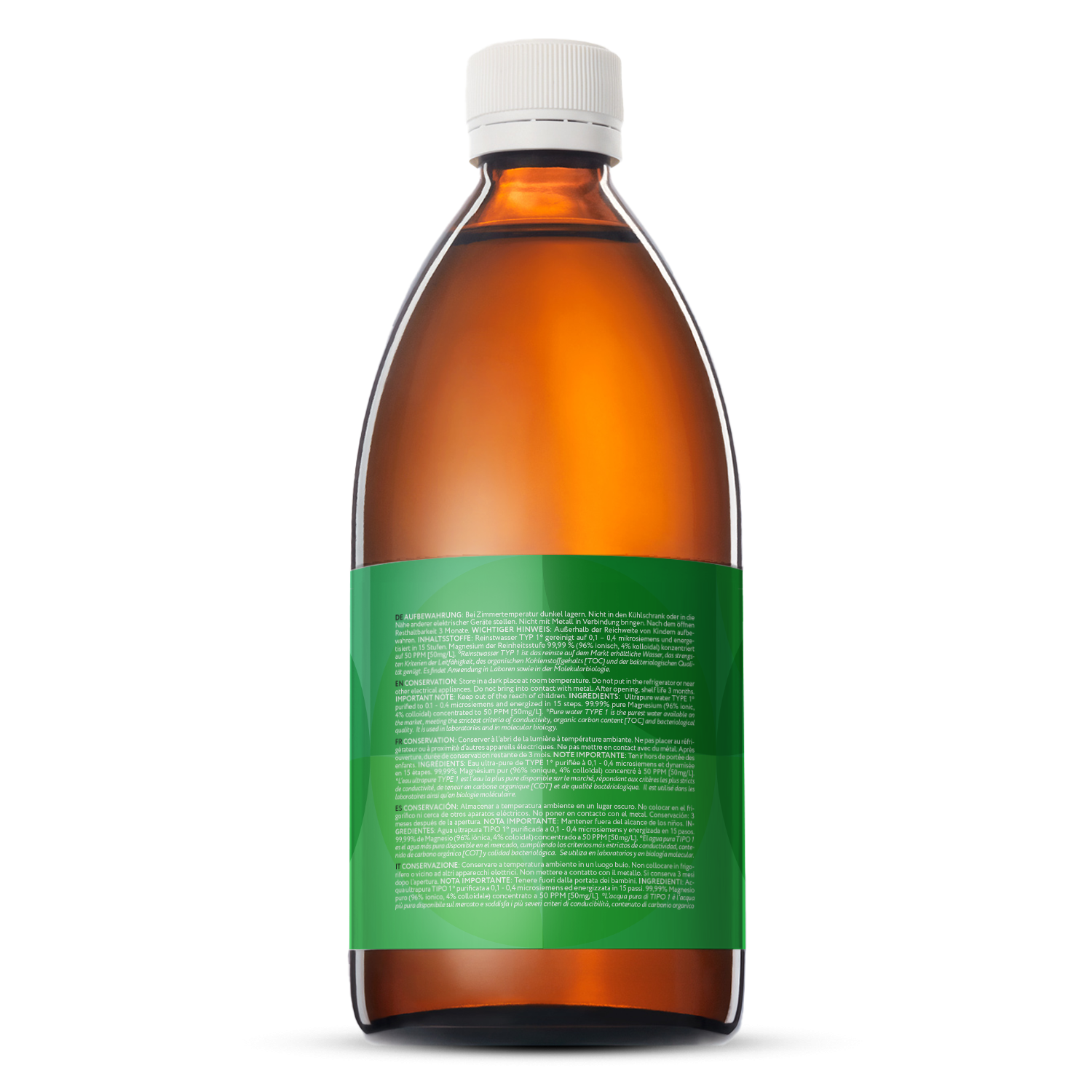 Colloidal Magnesium 50 PPM - Highly Concentrated (Purity Level 99.99%)