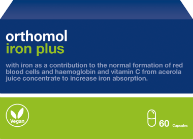 Orthomol, Iron Plus, 60 Capsules