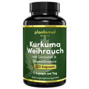 Kurkuma Weihrauch - 330mg Boswellinsäure & 30mg Curcumin pro Tag