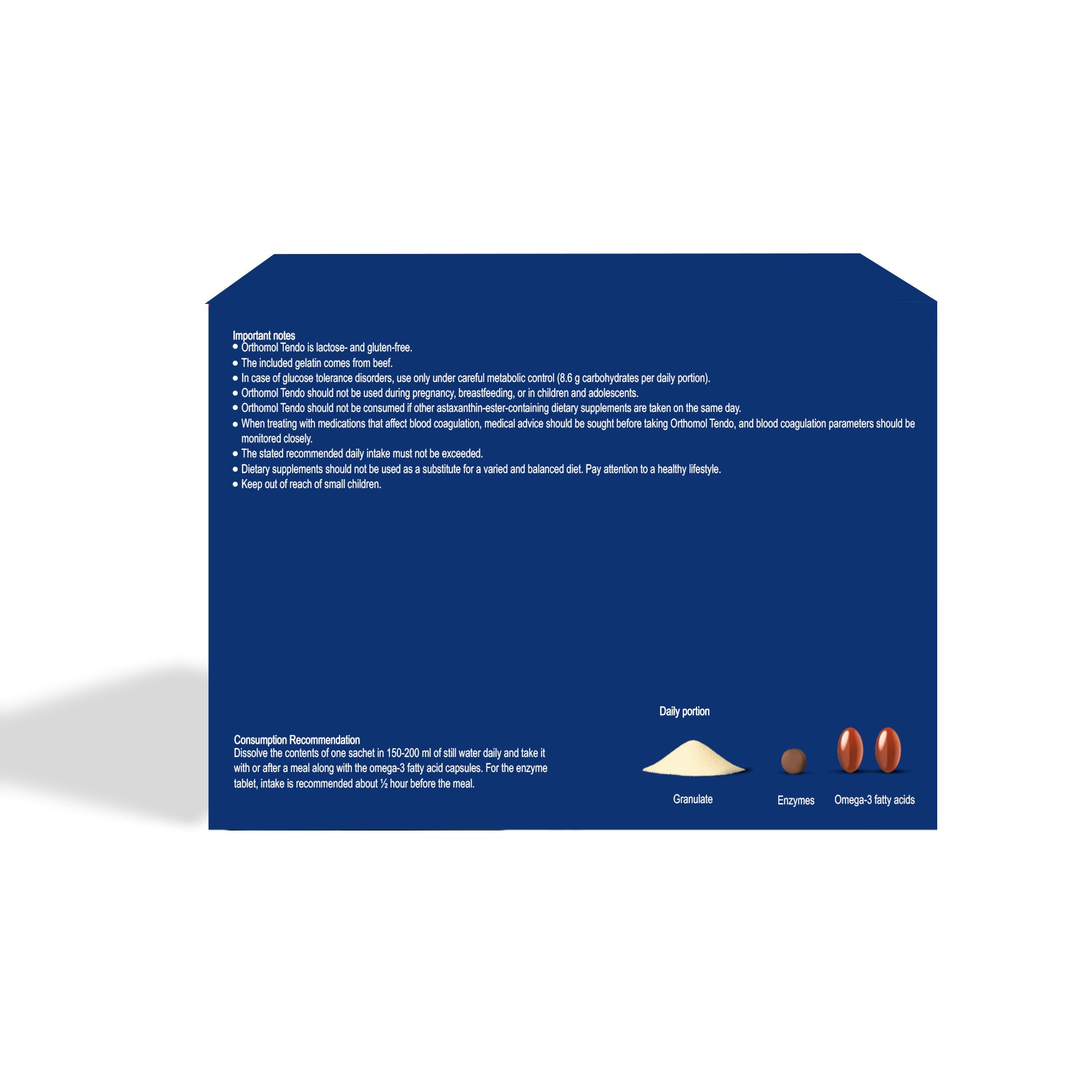 Orthomol, Tendo, 15 Granules/tablets